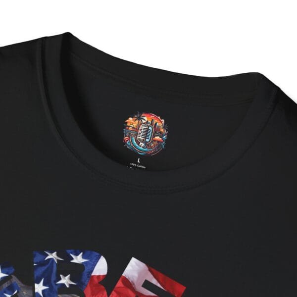 "Free America" Eagle Unisex Soft-Style T-Shirt - Image 3