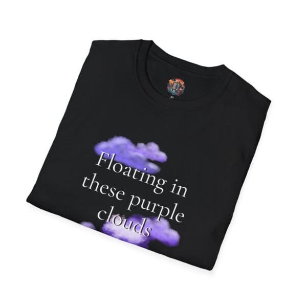 "Floating Above" Lyric Unisex Softstyle T-Shirt - Image 8