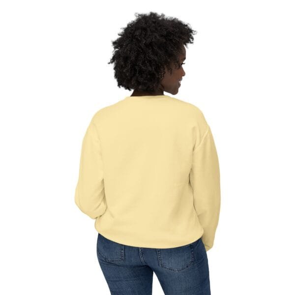 "Floating Above" Lyric Unisex Lightweight Crewneck Sweatshirt - Image 8
