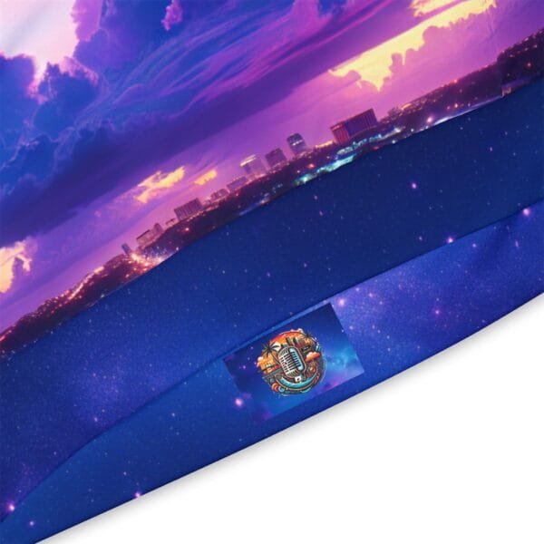 Purple Clouds Dreamscape Athletic Hoodie - Image 8