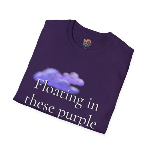 "Floating Above" Lyric Unisex Softstyle T-Shirt - Image 4