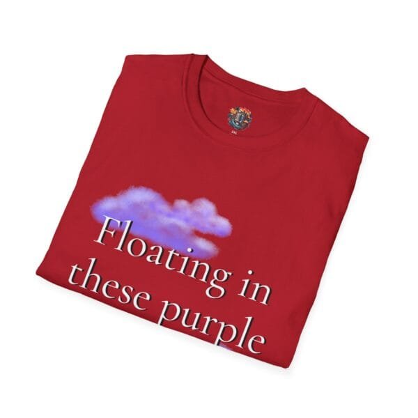 "Floating Above" Lyric Unisex Softstyle T-Shirt - Image 20