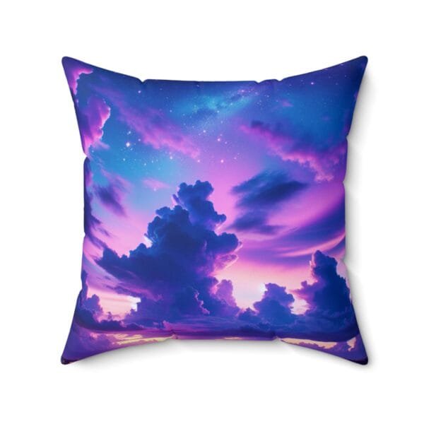 Purple Clouds Serenity Spun Polyester Square Pillow - Image 10
