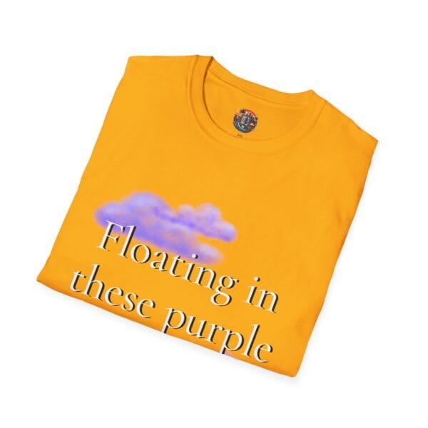 "Floating Above" Lyric Unisex Softstyle T-Shirt - Image 12