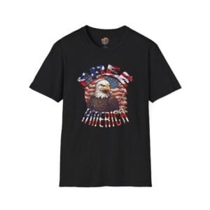 "Free America" Eagle Unisex Soft-Style T-Shirt