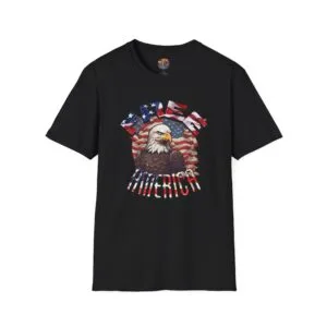"Free America" Eagle Unisex Soft-Style T-Shirt