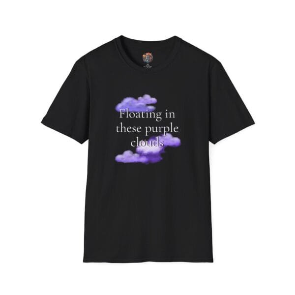 "Floating Above" Lyric Unisex Softstyle T-Shirt - Image 5