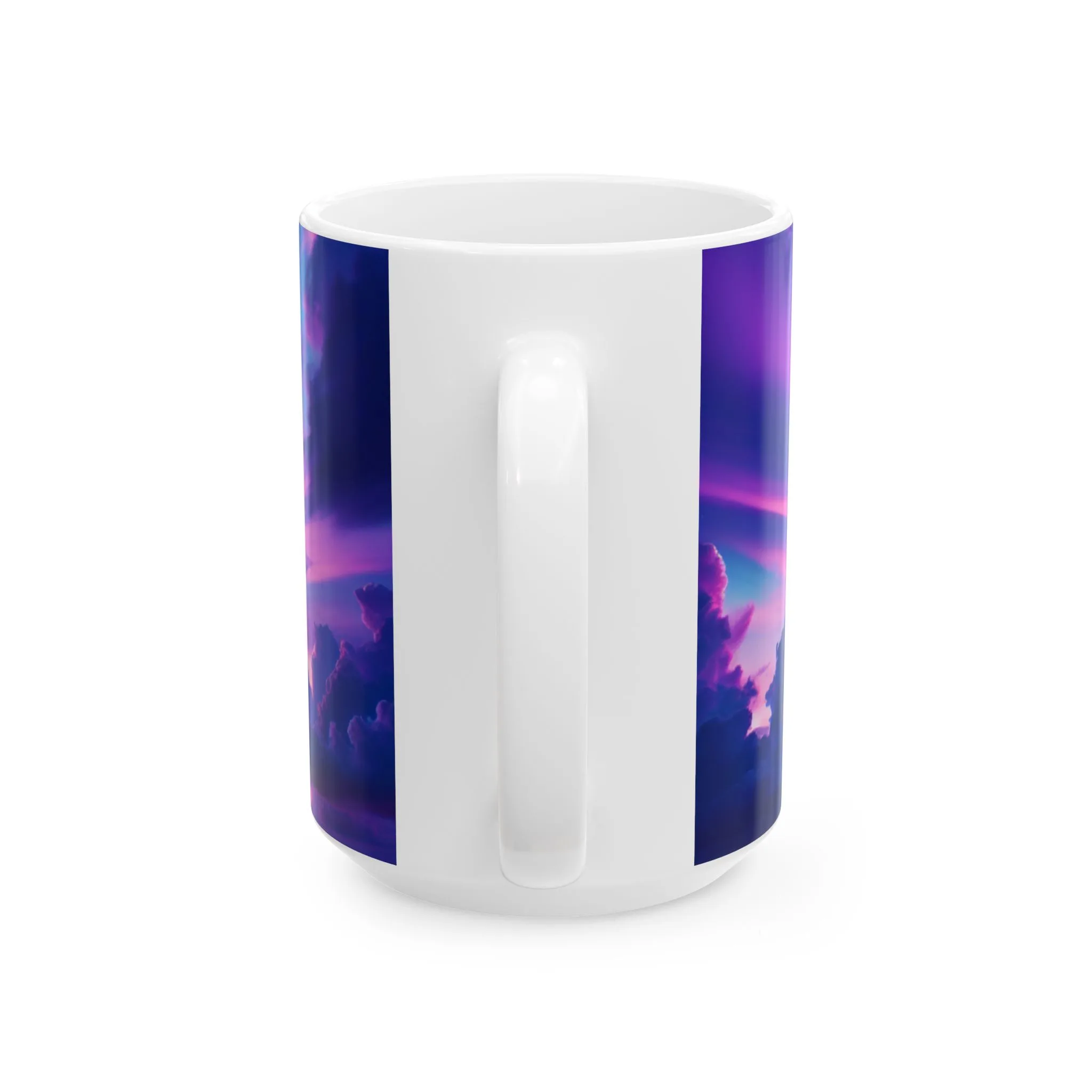 Purple Clouds Dreamscape Ceramic Mug (11oz, 15oz) - Image 6