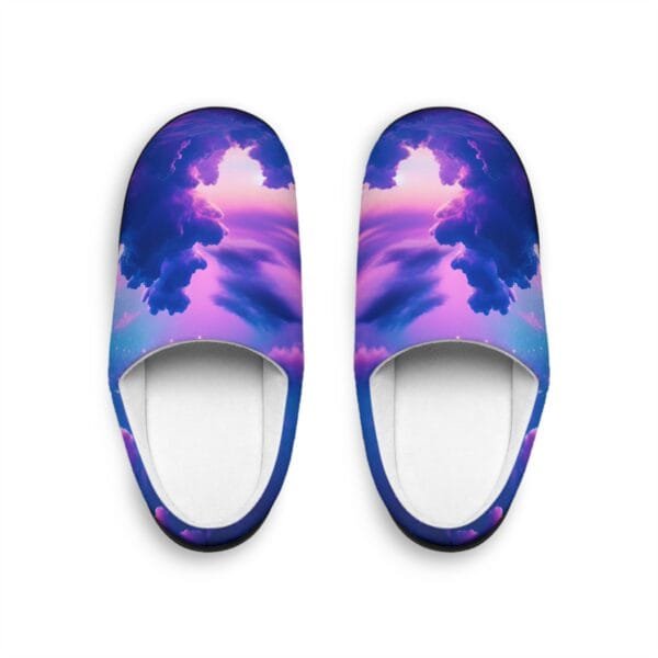 Purple Clouds Dreamscape Men's Indoor Slippers