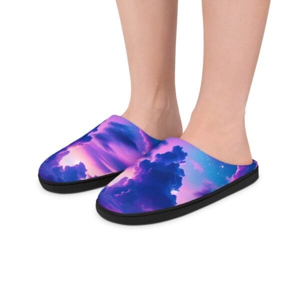Purple Clouds Dreamscape Men's Indoor Slippers - Image 5