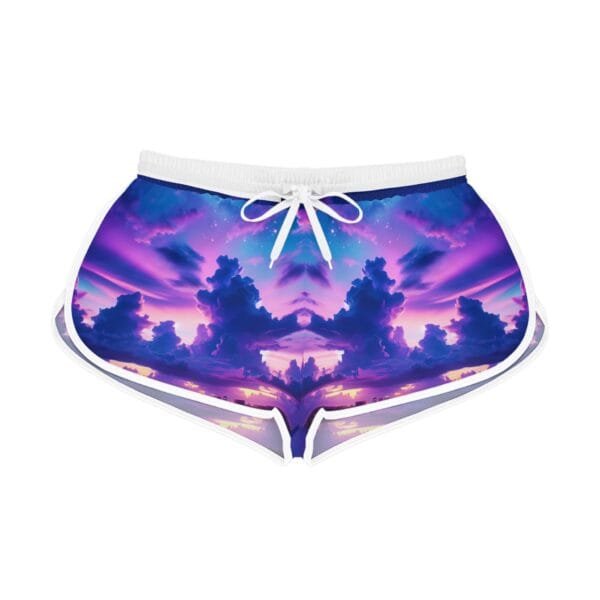 Purple Clouds Women's Relaxed Shorts - Image 5