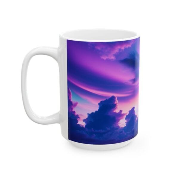 Purple Clouds Dreamscape Ceramic Mug (11oz, 15oz) - Image 7