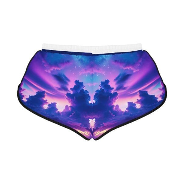 Purple Clouds Women's Relaxed Shorts - Image 2