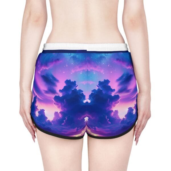 Purple Clouds Women's Relaxed Shorts - Image 4
