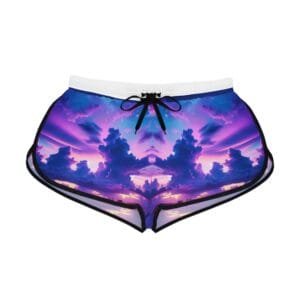 Purple Clouds Women's Relaxed Shorts